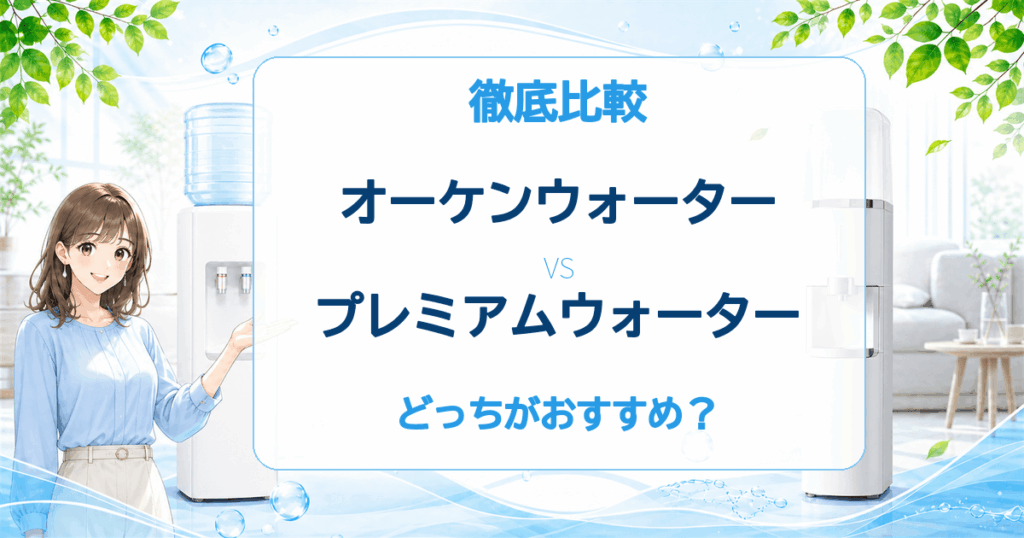 オーケンウォーターとプレミアムウォーターの比較